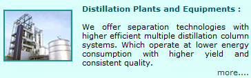 Distillation Plants and Equipments
